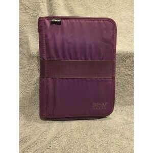 VTG 90s Mead Five-Star First Gear PurpleNylon Compact Zip Planner Shell